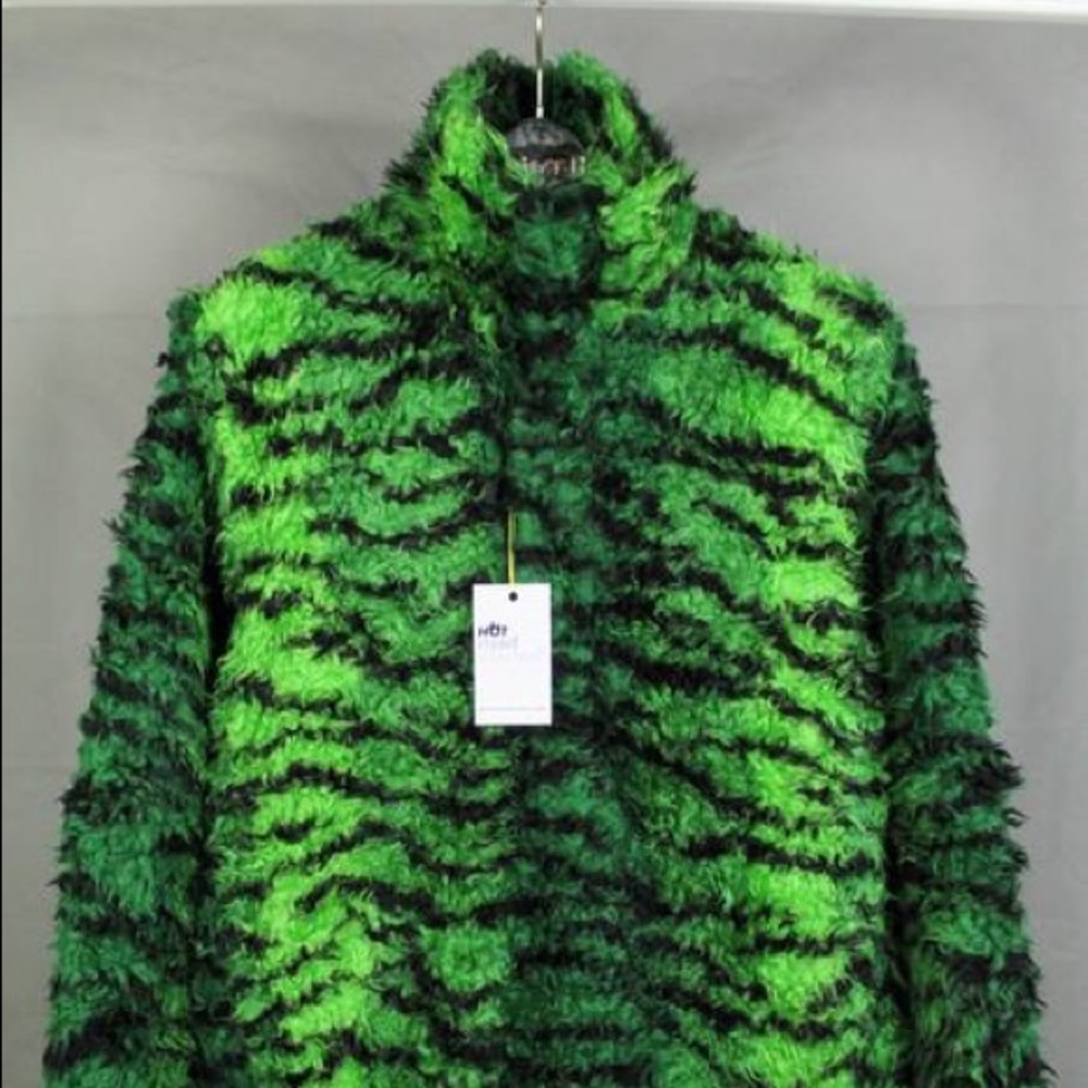 Kenzo x H&M Green fur jacket - NWT